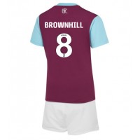 Burnley Josh Brownhill #8 Hjemmedraktsett Barn 2024-25 Kortermet (+ Korte bukser)